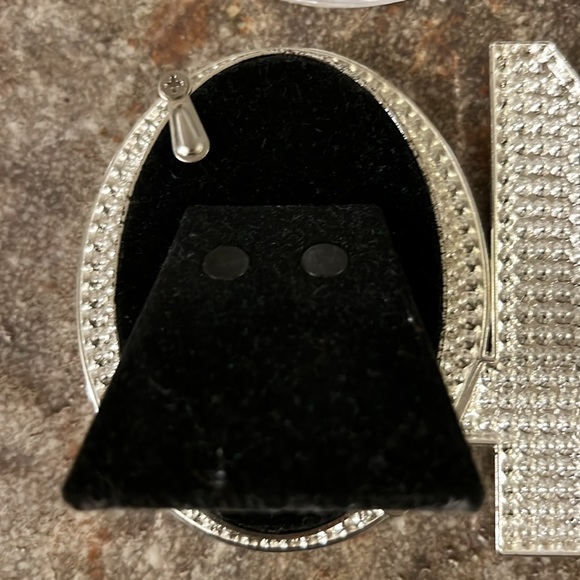 NWOT “40” Rhinestone Picture Frame - Picture 5 of 7